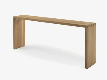 FRAME - Rectangular solid wood console table by Riva 1920 - view 2